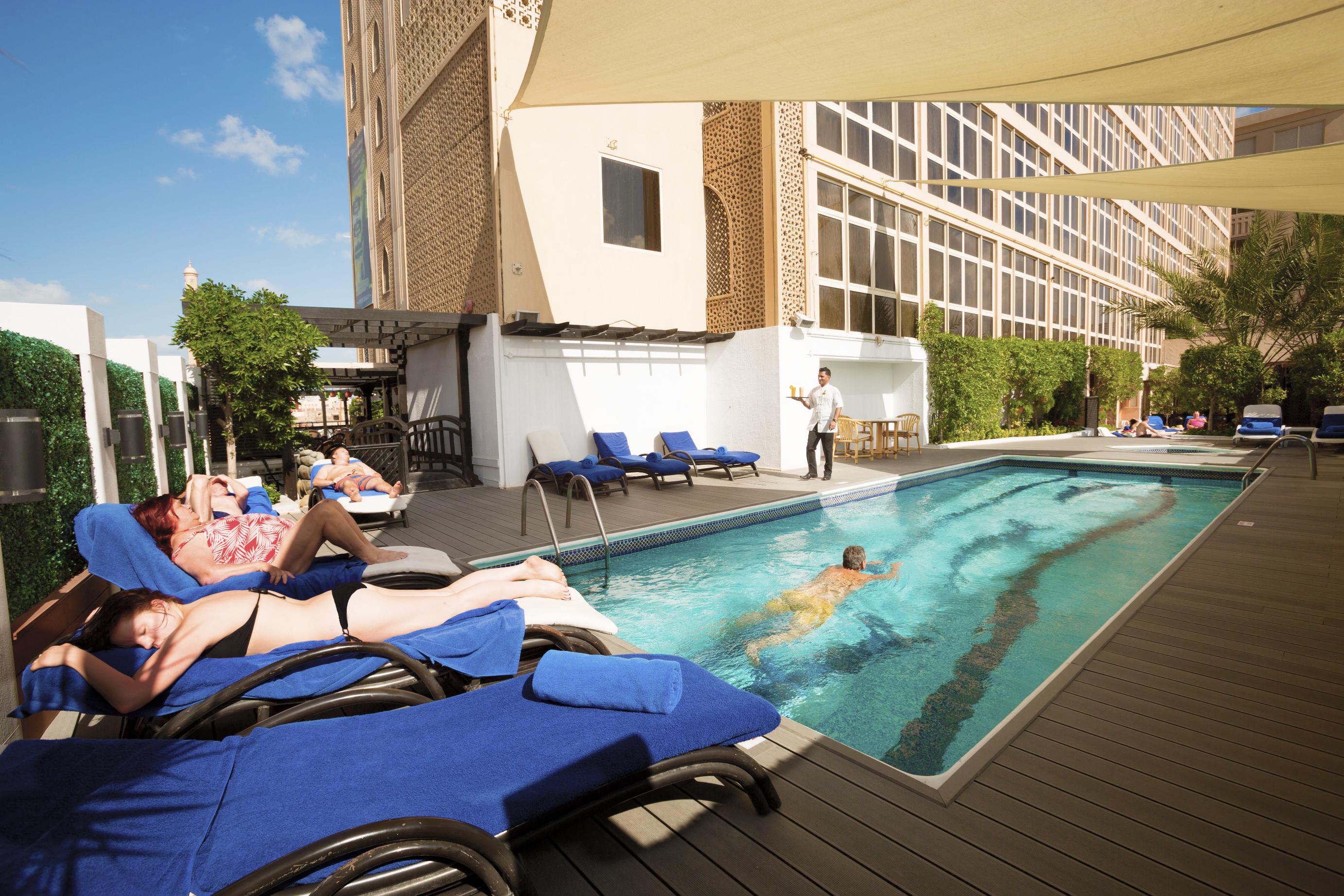 דובאי Arabian Courtyard Hotel & Spa מראה חיצוני תמונה